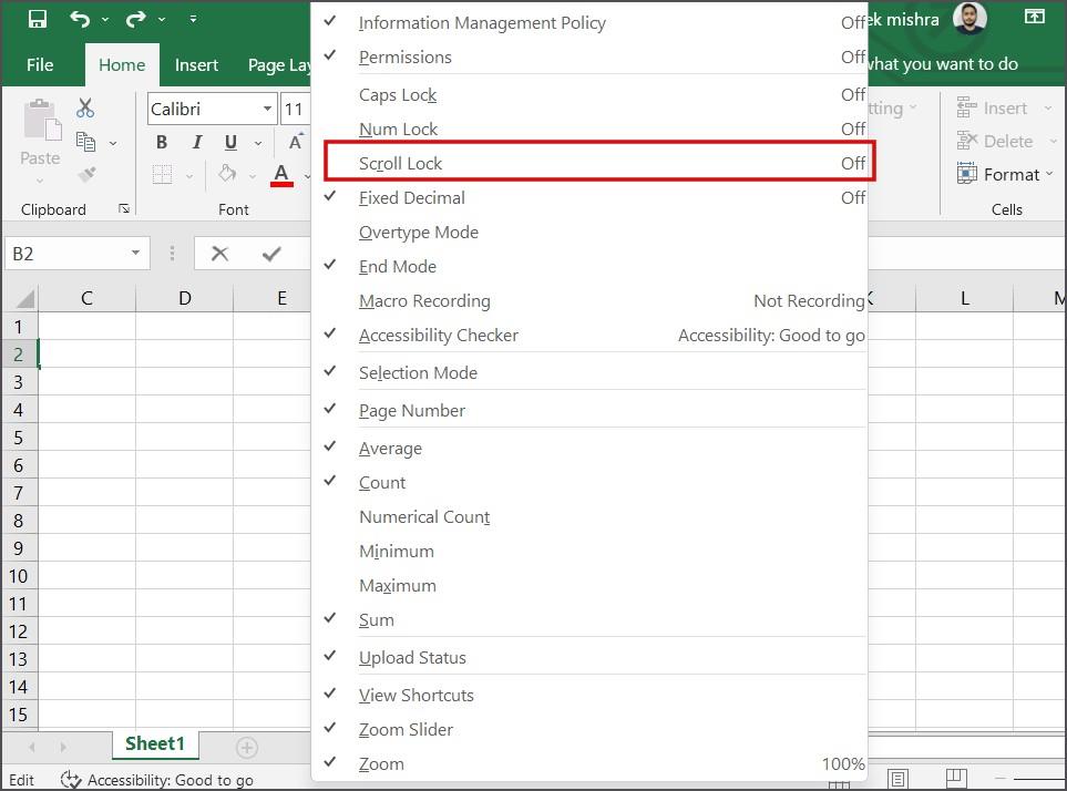 Microsoft Excelでスクロールできない場合の13の修正方法