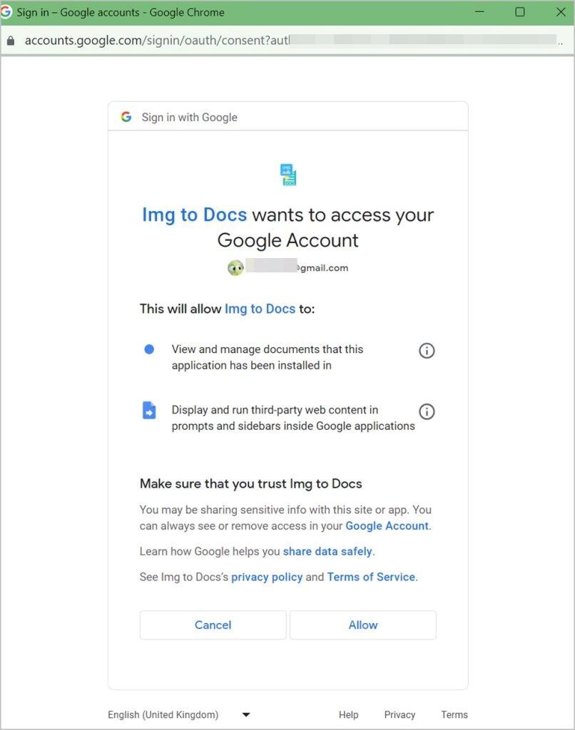 Google ドキュメントで画像をテキストに変換する 4 つの方法