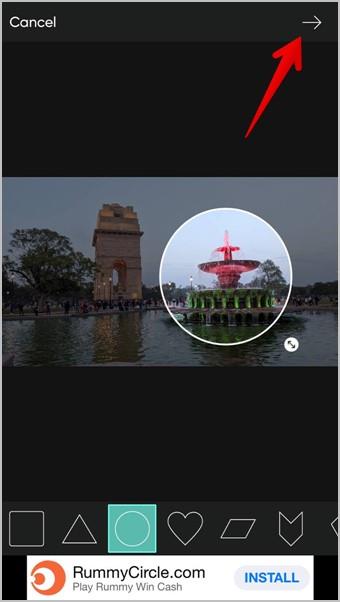 iPhone と Android で写真を円形に切り抜く 3 つの方法