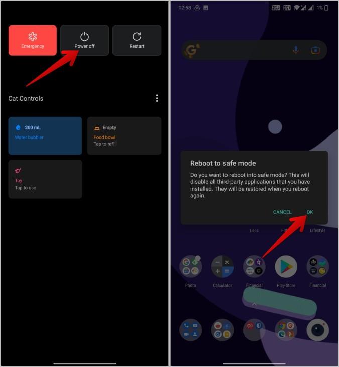 Android でシステム UI が動作しなくなった場合の修正方法