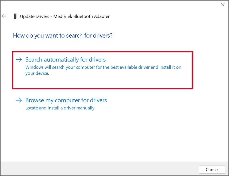 Windows 11 で携帯電話への接続時に Intel Unison がスタックする場合の 11 の修正