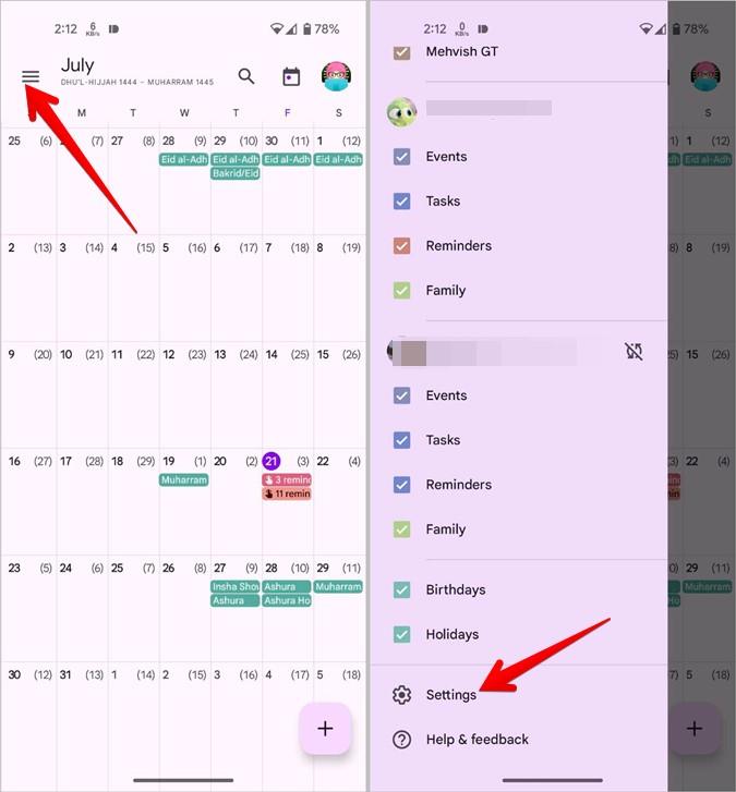 Google および Samsung カレンダーに祝日を追加/削除する方法