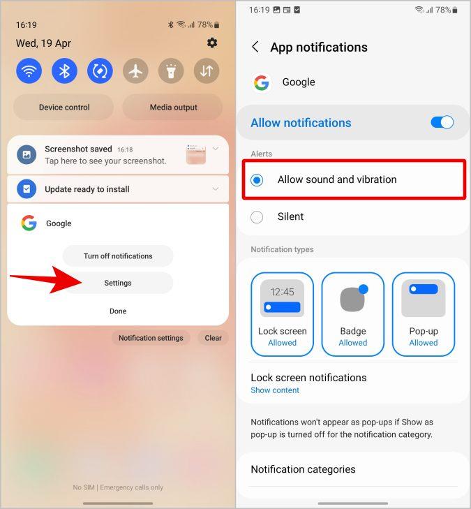 Samsung で通話と通知のミュートを解除する 11 の方法