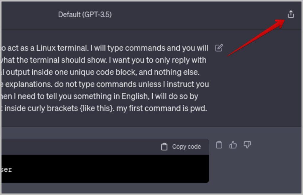 ChatGPT の会話を共有する方法