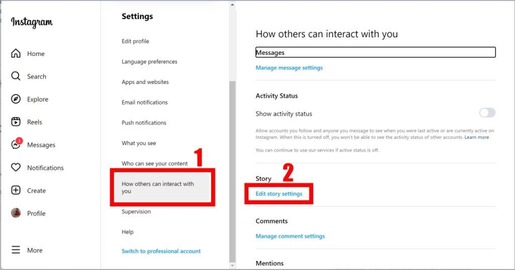 Instagramで誰かのストーリーを非表示にする方法