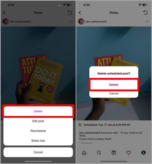 Instagramアプリで投稿とリールを無料でスケジュールする方法