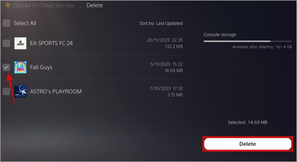 PS5 からゲームを削除するとどうなるか