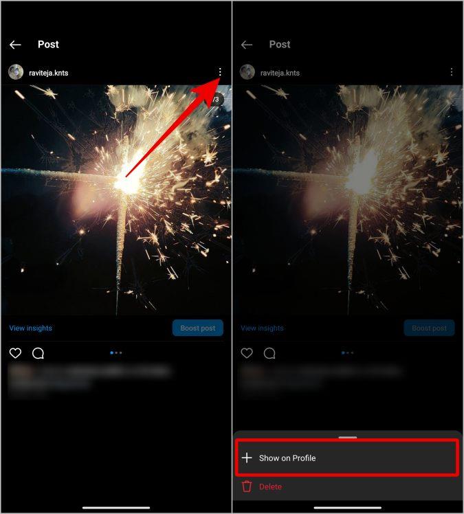 Instagramの投稿とストーリーを非表示/アーカイブする方法