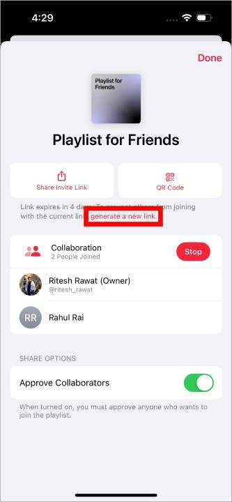 Apple Musicでコラボプレイリストを作成する方法