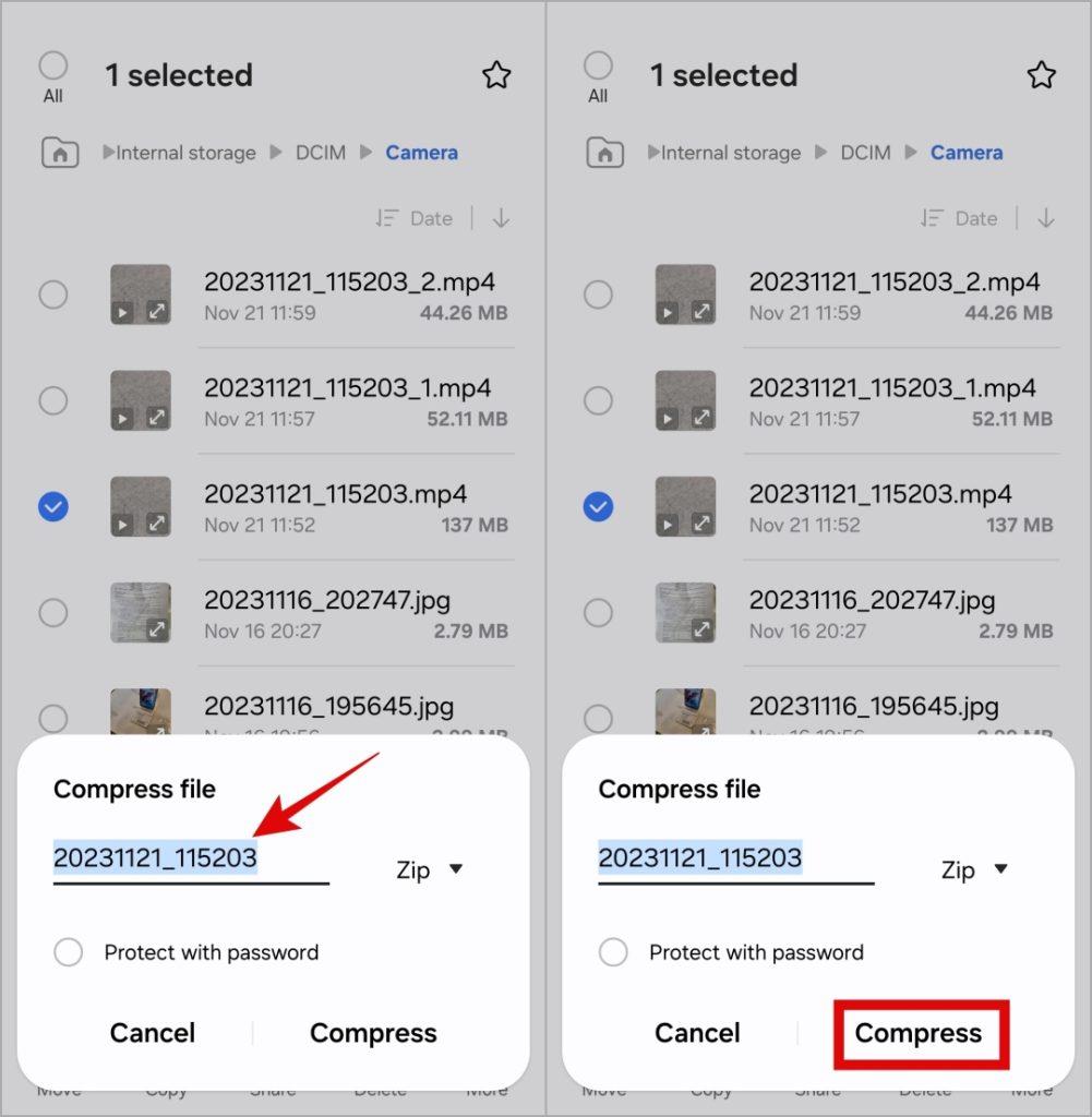 Samsung Galaxy スマートフォンでビデオ ファイルを圧縮する方法