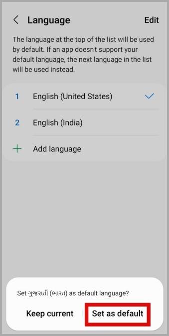 Samsung Galaxy 携帯電話でシステムと個々のアプリの言語を変更する方法