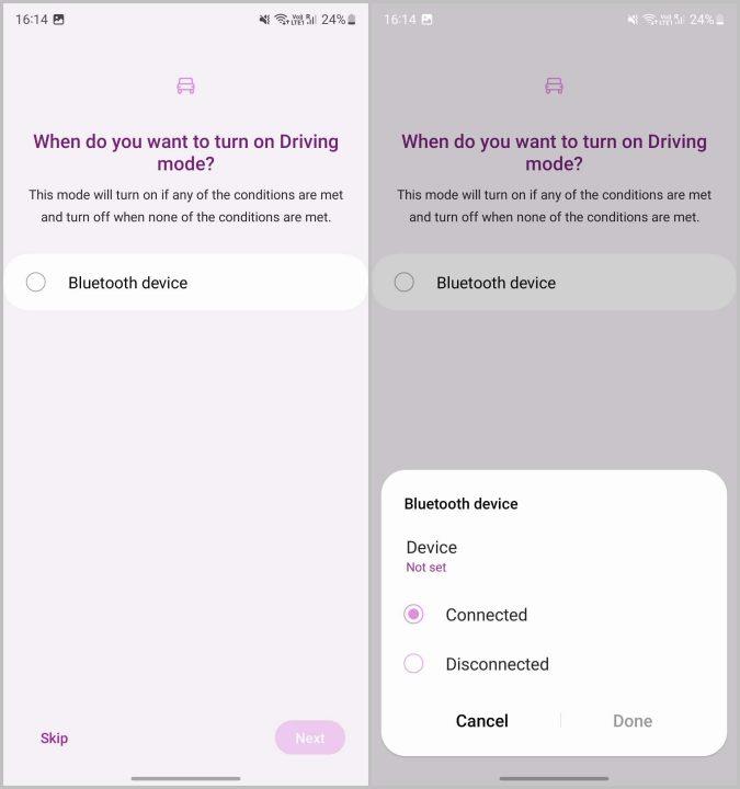 Samsung Galaxy 電話でモードを作成および管理する方法