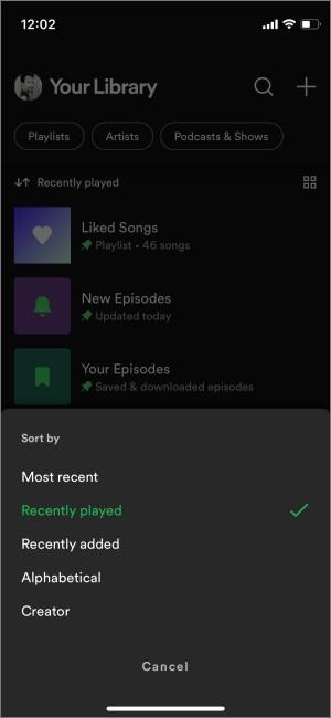 Spotify のアイコンと記号の意味