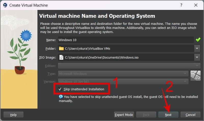 VirtualBox に Windows 10 をインストールする方法