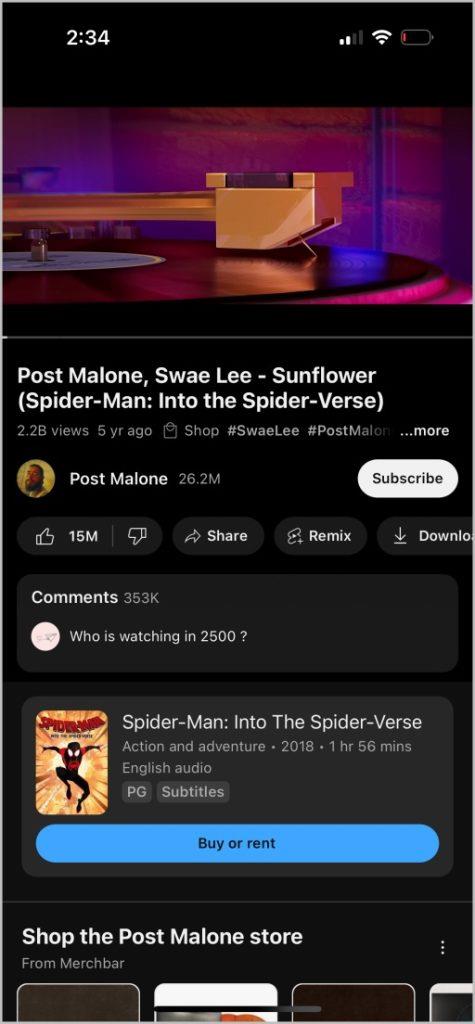 iPhoneでYouTubeの音楽を再生しながらビデオを録画する方法
