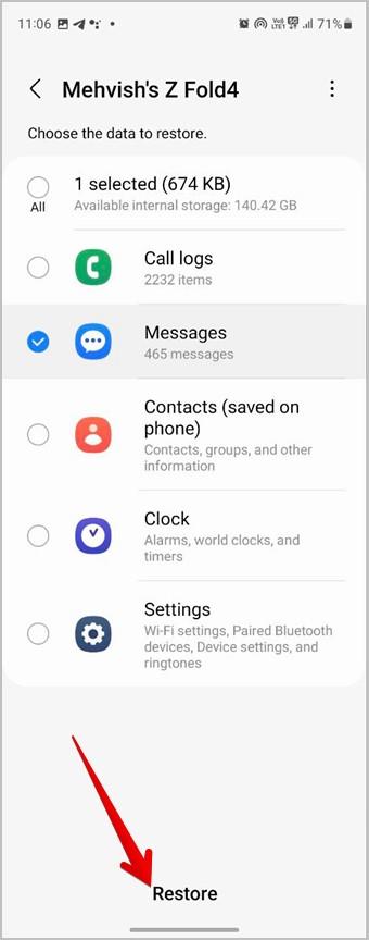Samsung Galaxy 携帯電話で削除されたテキスト メッセージを取得する 4 つの方法