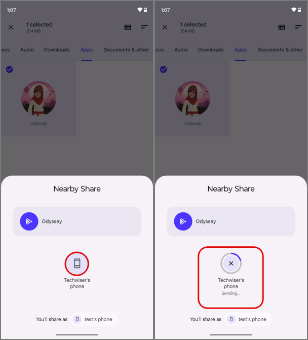 2 台の Android 間でファイルを共有する方法 (無線と有線)