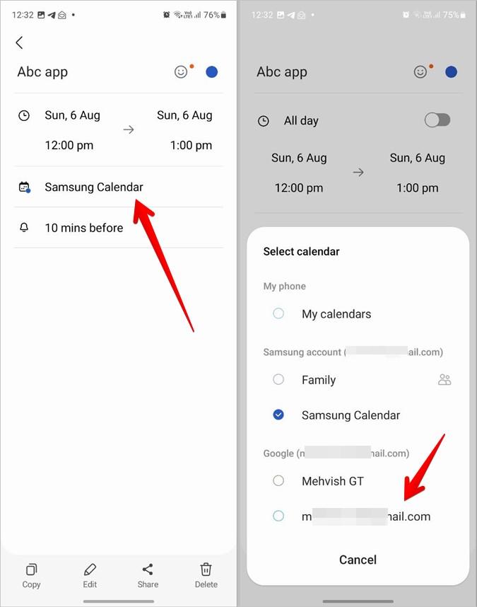 Samsung カレンダーを Google カレンダーに、またはその逆に同期する方法