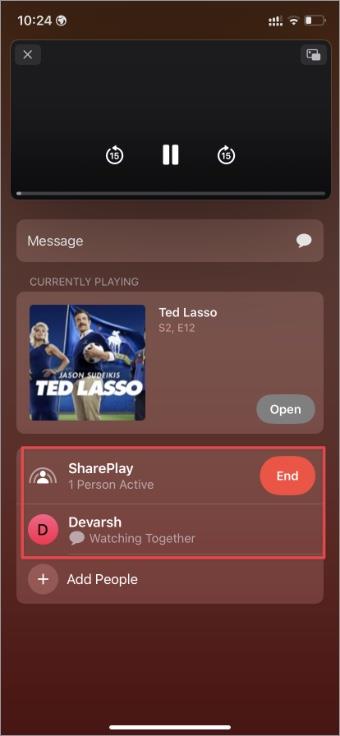 iPhoneおよびiPadのメッセージでSharePlayを開始する方法
