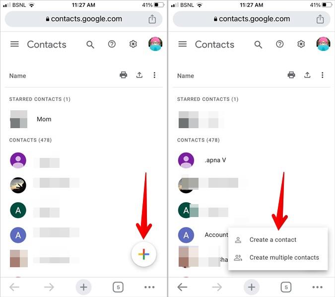 Gmailの連絡先リストにメールを追加する方法