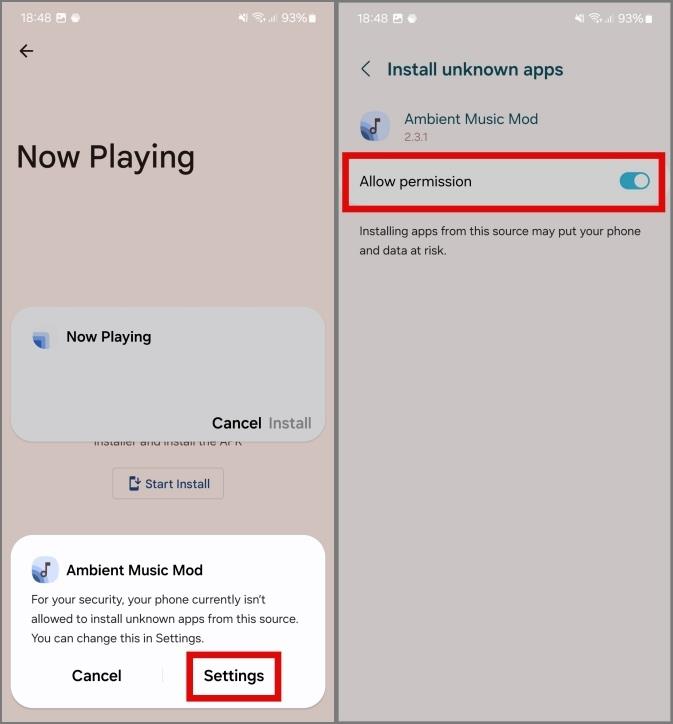 Samsung Galaxy スマートフォンで Now Playing を使用する方法