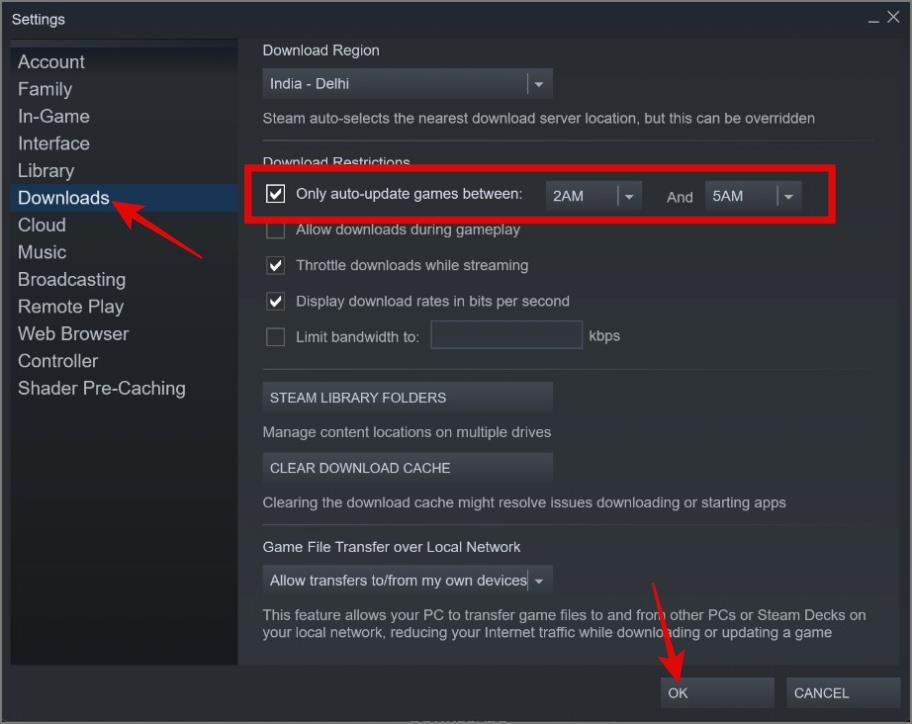 Steam でゲームのダウンロード速度が遅い場合の 13 の方法