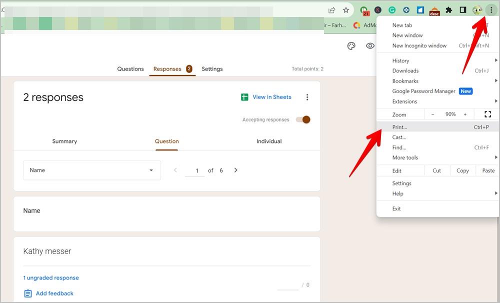 Google フォームの回答を PDF として無料でダウンロードする 5 つの方法