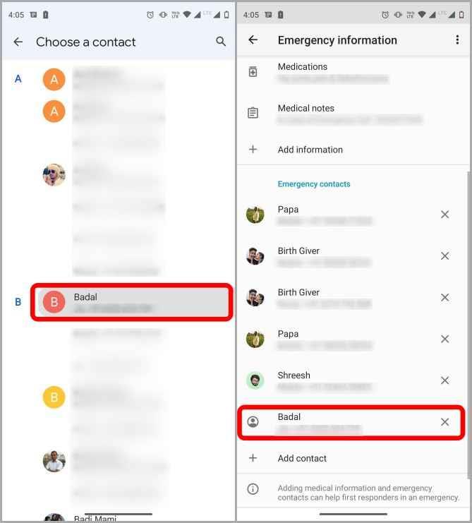 Androidのロック画面に緊急連絡先を追加してアクセスする方法