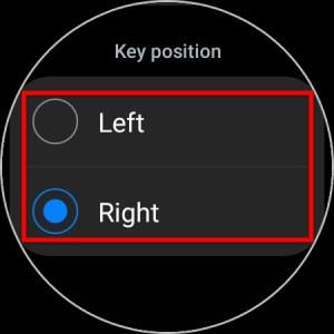 Samsung Galaxy Watch で手首と向きを変更する方法