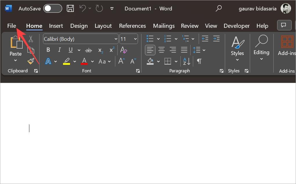 Microsoft Wordで入力可能なフォームを作成する方法