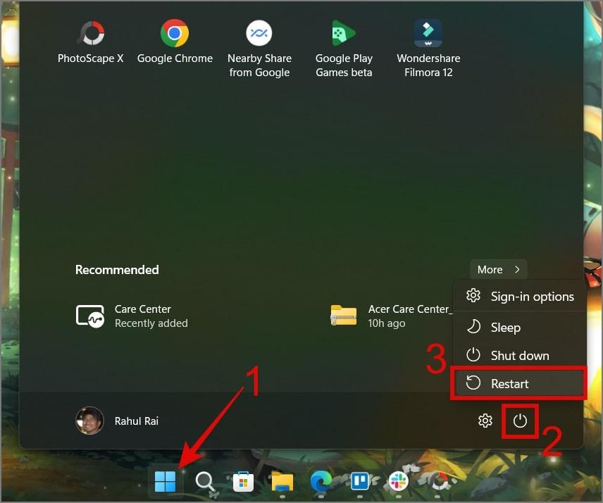 さまざまな状況で Windows PC を再起動する 10 の方法