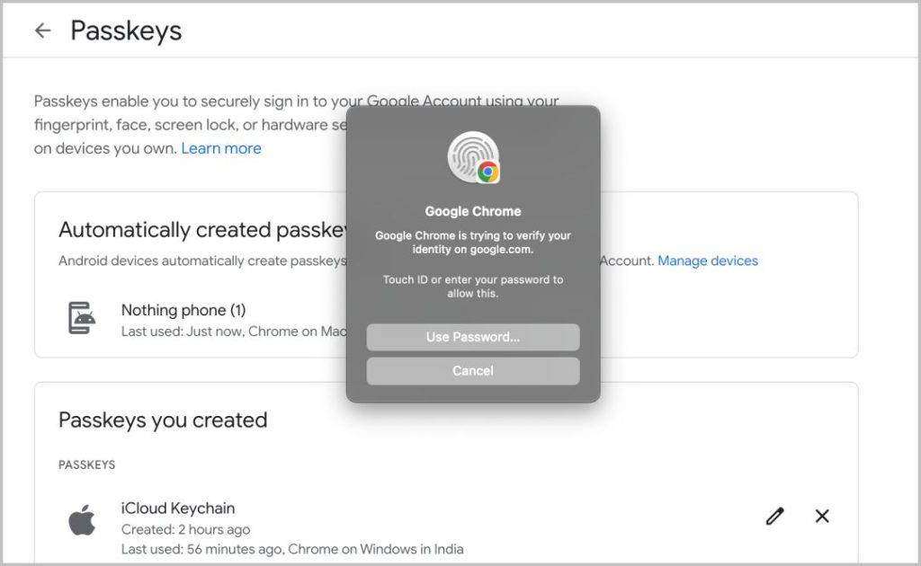 デスクトップとモバイルで Google パスキーを設定する方法
