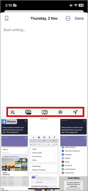 iPhone でジャーナル アプリを使用するための 8 つのヒント