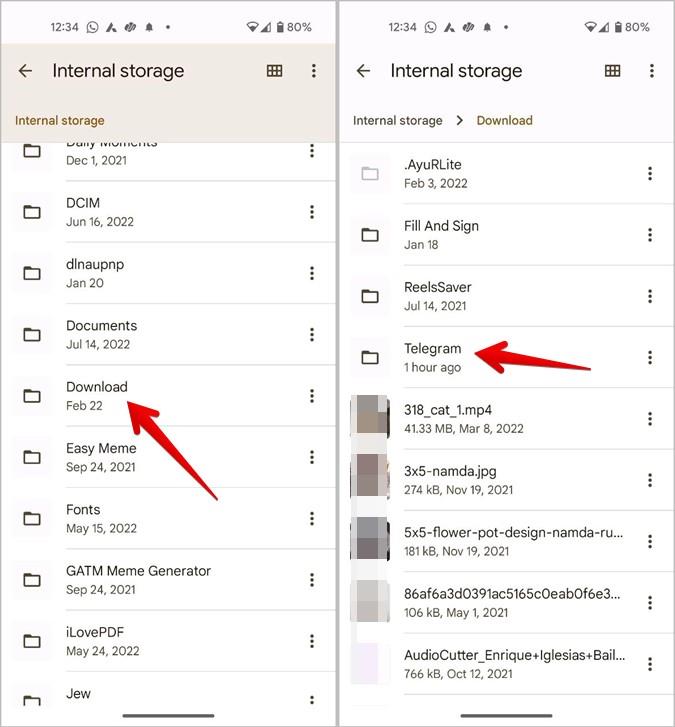 Android、iPhone、PC で Telegram のダウンロードしたファイルを見つける場所