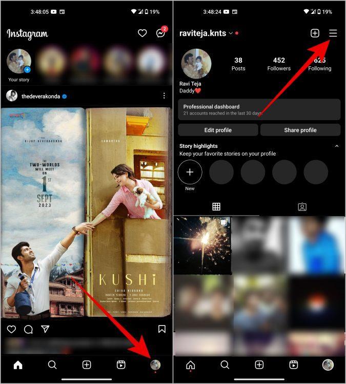 Instagramの投稿とストーリーを非表示/アーカイブする方法