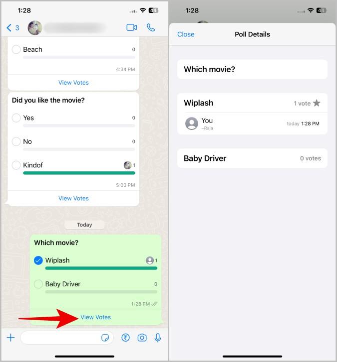 WhatsApp モバイル、デスクトップ、Web で投票を作成する方法