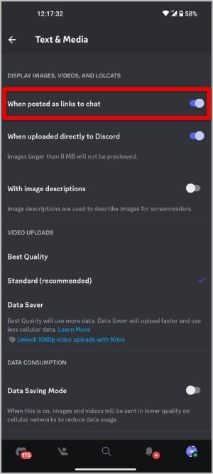 ファイルまたはリンクとして表示される Discord 画像の 8 つの修正