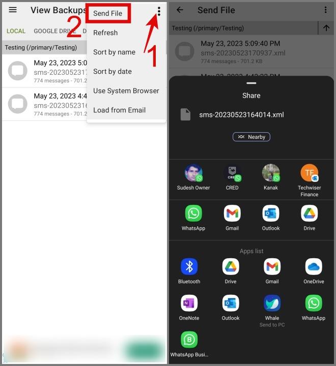 Android からテキスト メッセージを保存およびエクスポートする方法