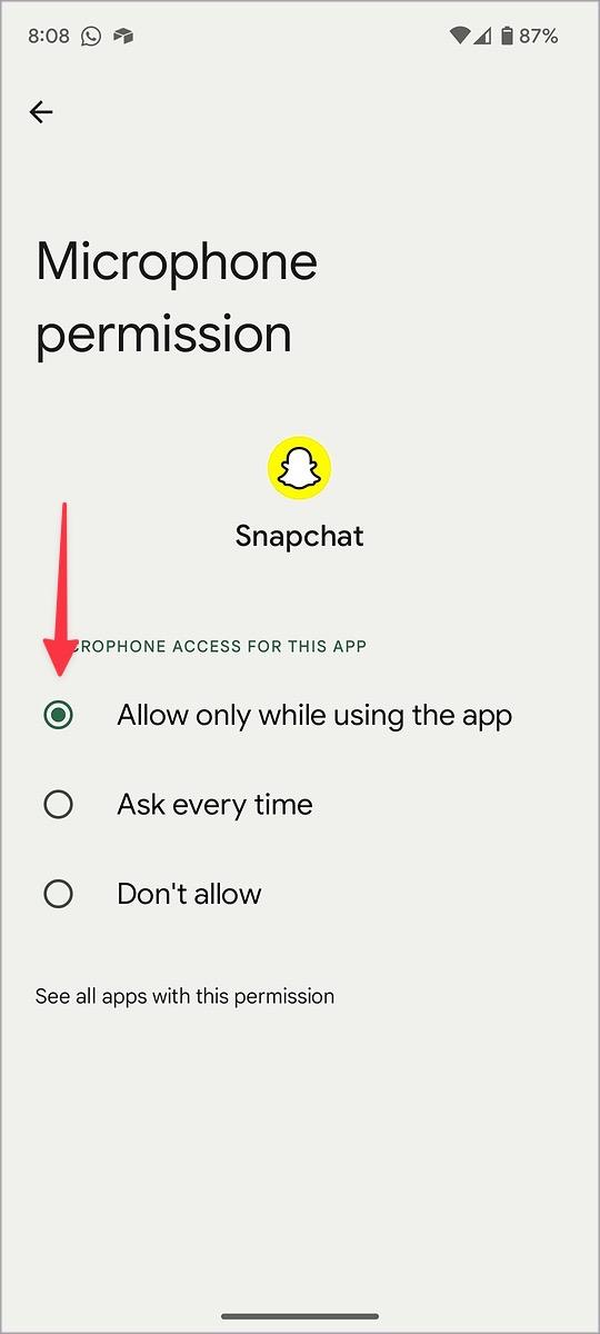 Snapchatマイクが機能しない場合の10の修正
