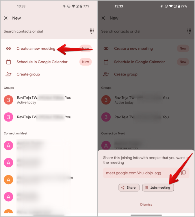 Android と iOS で新しい Google Meet アプリを使用する方法