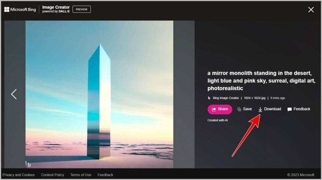 Microsoft Bing Image Creatorの使用方法