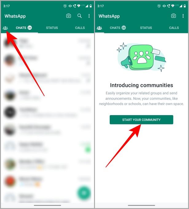 iOS および Android で WhatsApp コミュニティを開始または作成する方法