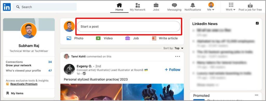 LinkedIn でネイティブに投稿をスケジュールする方法 (Web およびモバイル)