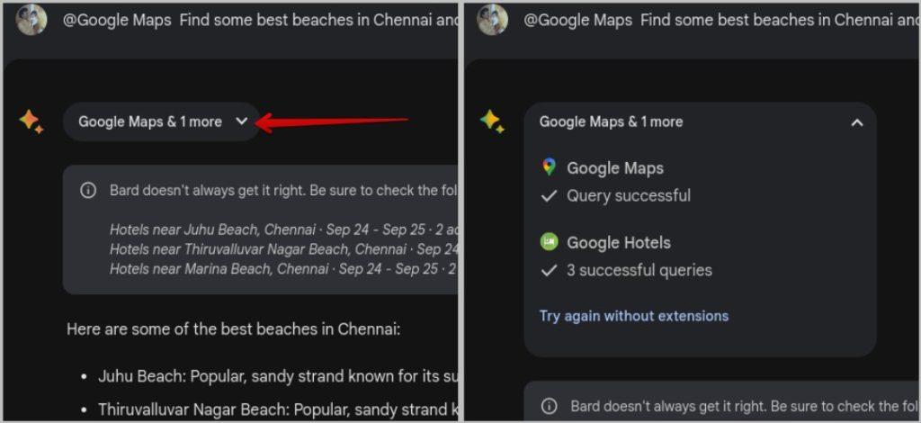 Google Bard で拡張機能を有効にして使用する方法