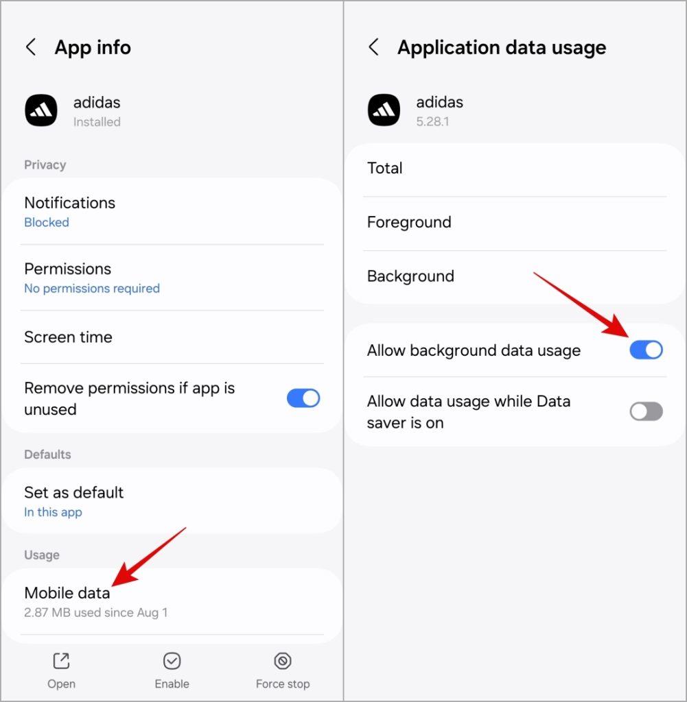 Samsung Galaxy Phone で特定のアプリのモバイル データまたは Wi-Fi アクセスをオフにする方法