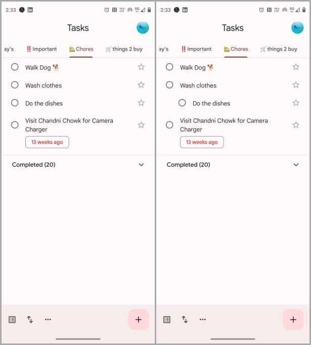 Googleタスクでリストの順序を変更する方法