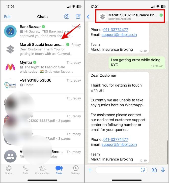 WhatsApp チャット メッセージを日付で検索する方法