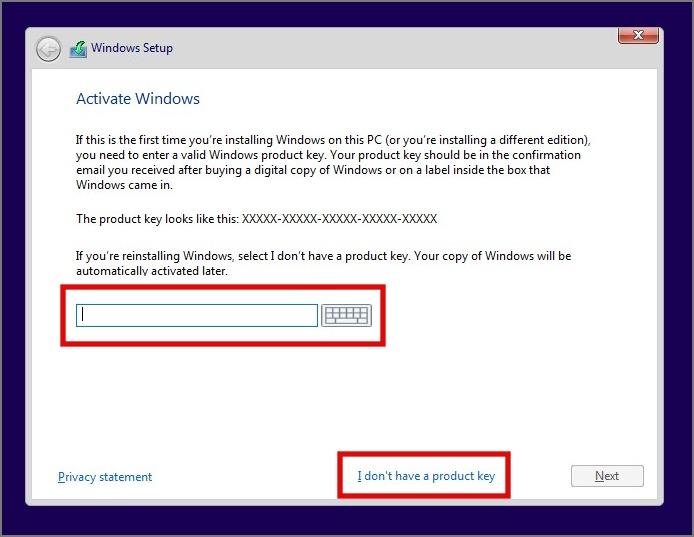 VirtualBox に Windows 10 をインストールする方法