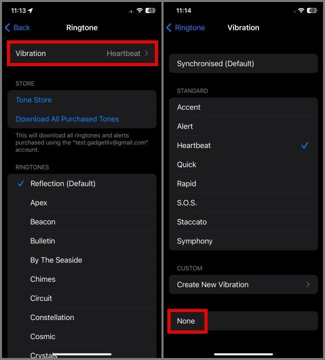 iPhoneをサイレントモードで振動させる方法