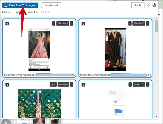 WhatsAppから複数の写真やビデオをダウンロードする方法